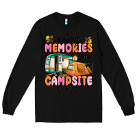 Black making memories one campsite at a time Long Sleeve Tee - MaliasSmallBusiness