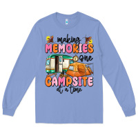 Colony Blue making memories one campsite at a time Long Sleeve Tee - MaliasSmallBusiness