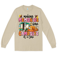 Mushroom making memories one campsite at a time Long Sleeve Tee - MaliasSmallBusiness