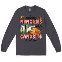 Smoke making memories one campsite at a time Long Sleeve Tee - MaliasSmallBusiness