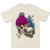 Bone winter skeleton skull Premium Tee - FaDigitalArtStudio