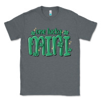 Charcoal Heather one lucky mini Classic Tee - MaliasSmallBusiness