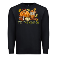Black Tis The Season Fall Premium Sweatshirt - texasbilliewilder