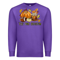Purple Tis The Season Fall Premium Sweatshirt - texasbilliewilder