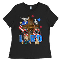 Black trust in the lord Ladies Tee - Zillion Design Studio