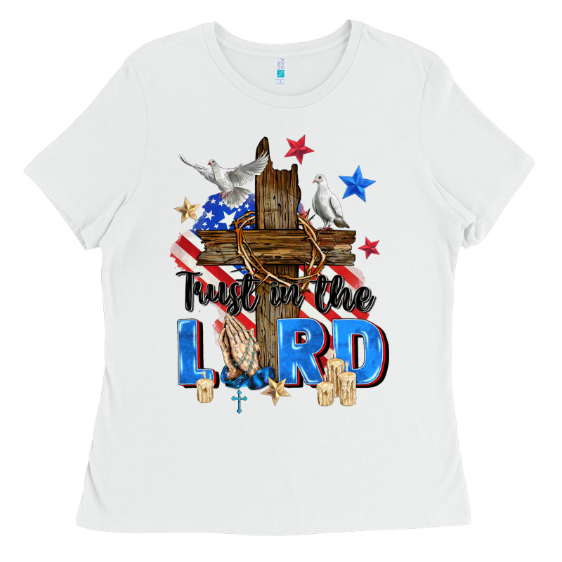 Trust In The Lord Ladies Tee by Zillion Design Studio | Teevron