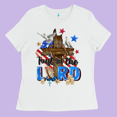 Trust In The Lord Ladies Tee Designed By Zillion Design Studio