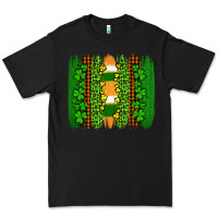 Black st patricks  brushstrokes Premium Tee - AdoDesignShop