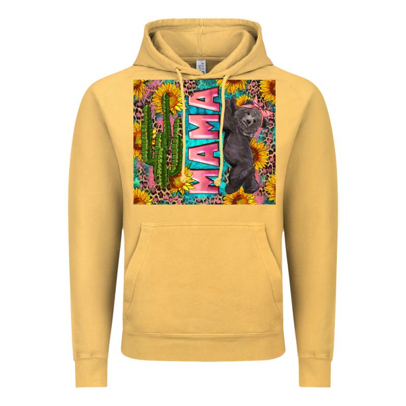 Western Mama With Baby Bear Vintage Hoodie by Artiststas | Teevron