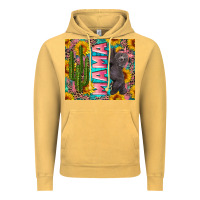 Vintage Mustard western mama with baby bear Vintage Hoodie - Artiststas