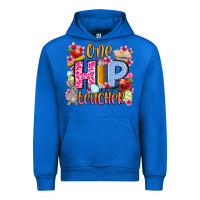 Cobalt Easter Day One hip Teacher Urban Hoodie - OliviaCreatesArt