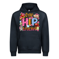 Navy Easter Day One hip Teacher Urban Hoodie - OliviaCreatesArt