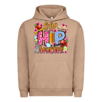 Pigment Burro Easter Day One hip Teacher Urban Hoodie - OliviaCreatesArt