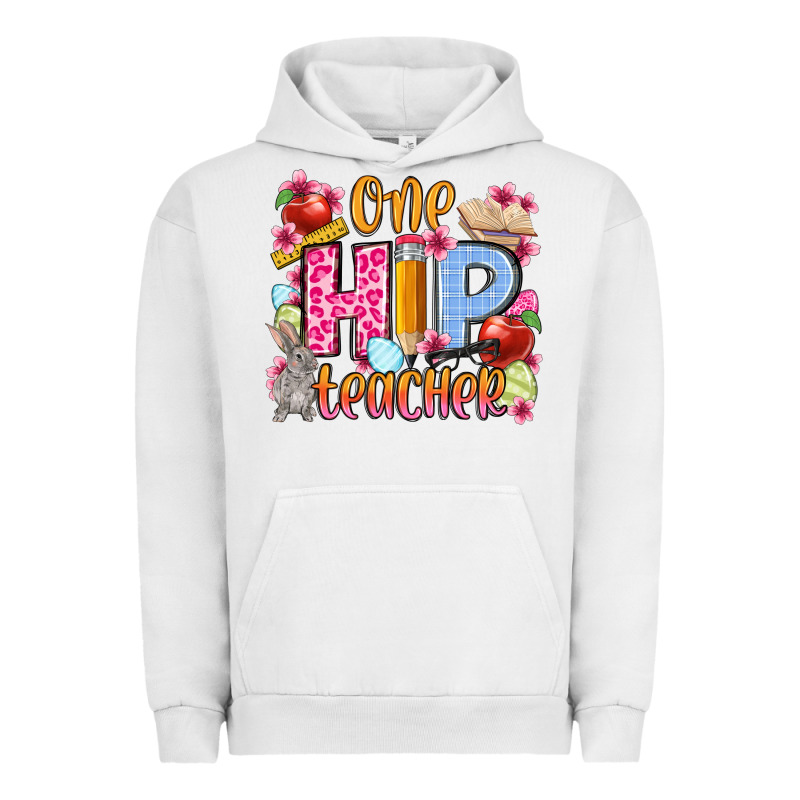 Easter Day One Hip Teacher Urban Hoodie by OliviaCreatesArt | Teevron