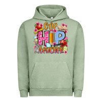 Pigment Oil Green Easter Day One hip Teacher Urban Hoodie - OliviaCreatesArt