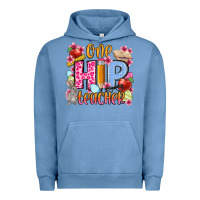 Pigment Pebble Blue Easter Day One hip Teacher Urban Hoodie - OliviaCreatesArt