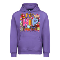 Tulip Easter Day One hip Teacher Urban Hoodie - OliviaCreatesArt