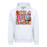 White Easter Day One hip Teacher Urban Hoodie - OliviaCreatesArt