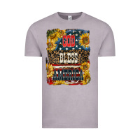 Vintage Zinc Western God Bless America Vintage Tee - LillyAllenDesigns