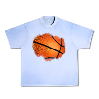 Grape Ice leopard basketball patch Urban Heavy Tee - Jasminsmagicworld