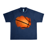 Navy leopard basketball patch Urban Heavy Tee - Jasminsmagicworld