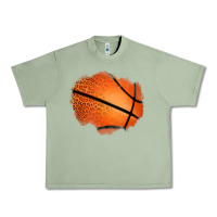 Oil Green leopard basketball patch Urban Heavy Tee - Jasminsmagicworld