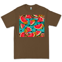 Cacao watermelon and sunflowers Premium Tee - HRA Design Shop