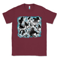Burgundy cowhide glitter leather background Classic Tee - RanaPortraitStore