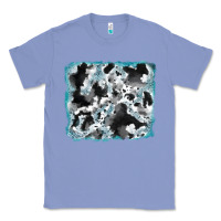 Colony Blue cowhide glitter leather background Classic Tee - RanaPortraitStore