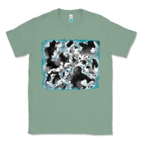 Sage cowhide glitter leather background Classic Tee - RanaPortraitStore