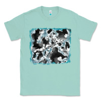 Seafoam cowhide glitter leather background Classic Tee - RanaPortraitStore