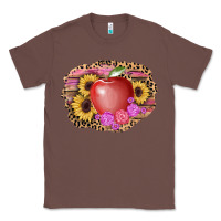 Chestnut apple sunflower back to school background Classic Tee - AdoDesignShop