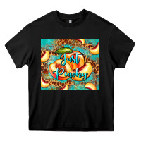 Black just peachy peach tumbler Heavy Core Tee - BarkalooDesign
