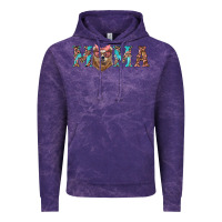 Cloud Purple mama with bear Vintage Hoodie - Artiststas