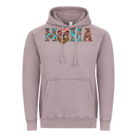 Vintage Zinc mama with bear Vintage Hoodie - Artiststas