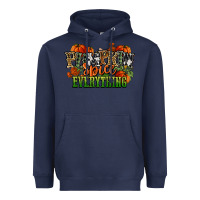Navy pumpkin spice everything fall Heavyweight Hoodie - NancyCooperArtShop