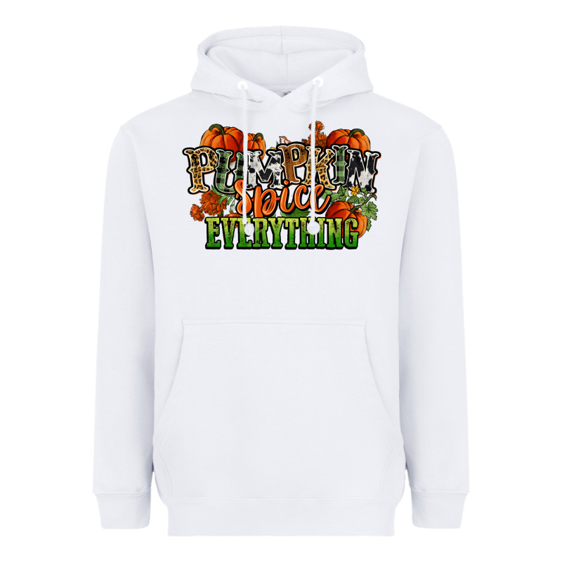 Pumpkin Spice Everything Fall Heavyweight Hoodie by NancyCooperArtShop | Teevron