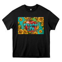 Black teacher life skinny metal can holder Heavy Core Tee - HRA Design Shop