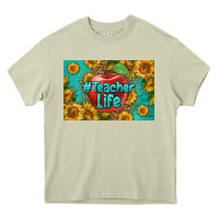 Mossy teacher life skinny metal can holder Heavy Core Tee - HRA Design Shop
