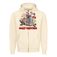 Sandshell Merry Christmas Tortoise And Koala Zipper Hoodie - LillyAllenDesigns