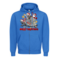 True Royal Merry Christmas Tortoise And Koala Zipper Hoodie - LillyAllenDesigns