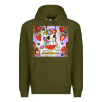 Army Green sweet summer cute unicorn Premium Hoodie - TumblerDesignByShophia