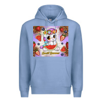 Colony Blue sweet summer cute unicorn Premium Hoodie - TumblerDesignByShophia