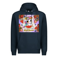 Navy sweet summer cute unicorn Premium Hoodie - TumblerDesignByShophia