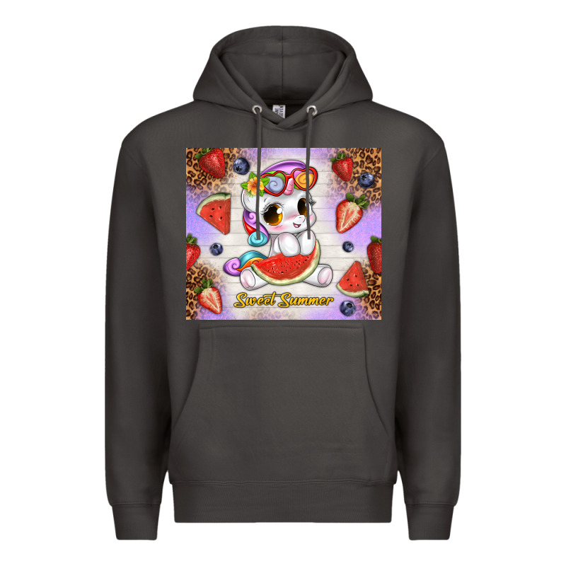 Sweet Summer Cute Unicorn Premium Hoodie by TumblerDesignByShophia | Teevron