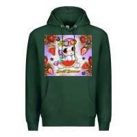 Sports Green sweet summer cute unicorn Premium Hoodie - TumblerDesignByShophia