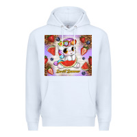 White sweet summer cute unicorn Premium Hoodie - TumblerDesignByShophia