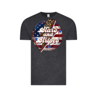 Vintage Black Western Stars and Stripes Vintage Tee - LillyAllenDesigns