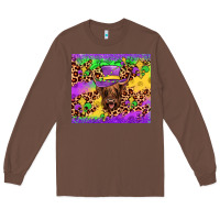 Chestnut highland cow mardi gras tumbler Long Sleeve Tee - JahusDesignShop