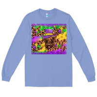 Colony Blue highland cow mardi gras tumbler Long Sleeve Tee - JahusDesignShop